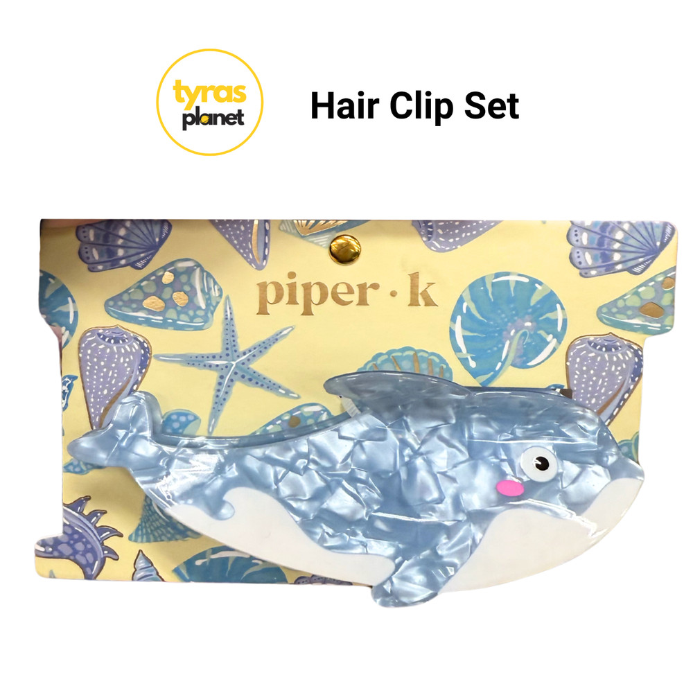 Piper K Glitter Dolphin Hair Barrette – Adorable Sea Creature Clip