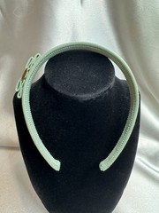 Salvatore Ferragamo Vara Bow Mint Green with Silver Hardware Headband