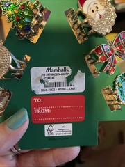 NEW Piper K Christmas Assorted Claw Hair Clip Set of 6 pk Holiday Glitter Metal