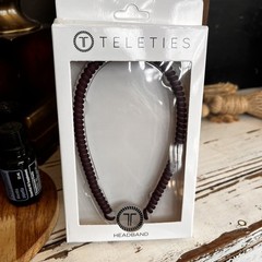 Teleties Retired Headband Burgundy Bliss NWT