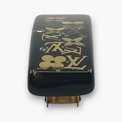 Louis Vuitton Inclusion Barrette Black Resin Monogram Hair Clip