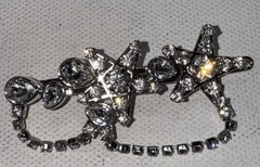 SWAROVSKI Clear Crystal Hair Barrette Clip