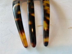 Large “Alexandre de Paris” Handmade In France Hair Comb in a Tortoiseshell Look