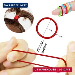 200PCS Small Hair Ties,No Crease Baby Hair Ties,Elastic Hair Ponytail Holder Hai