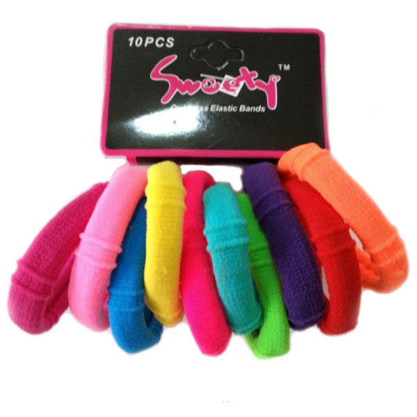 120 PCS Women Girl Elastic Hair Ties Rubber Bands Ponytail Scrunchies [10×12]