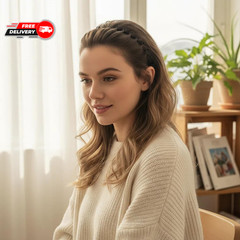 2 PCS Metal Hair Band for Men Headband Women Bands, Head Bands for Women’S Hair