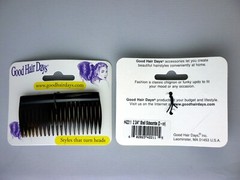 4 Combs x Good Hair Days 2 3/4″ & 2 7/8″ Brown Black Side combs Made in USA