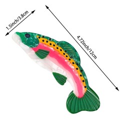 Fun Salmon Hair Claw Clip Acetate Big 1 Count (Pack of 1), Pink