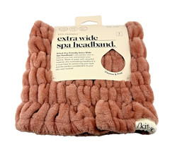 Kitsch Eco-Friendly Extra Wide Spa Headband, Dusty Rose – 1pc