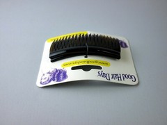 4 Combs x Good Hair Days 2 3/4″ Dark Brown Side comb Hair comb Made in USA 42211
