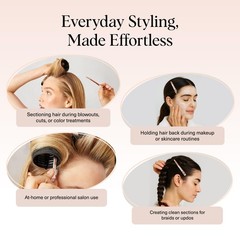 Kitsch Professional Alligator Clips 3.5 Aluminum Duckbill Hair Clips for Styling