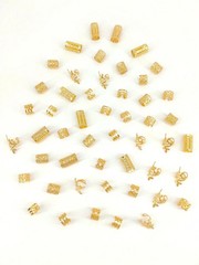 50pcs Boho Hair Rings Vintage Braided Hair Beads DIY Hair Accessories