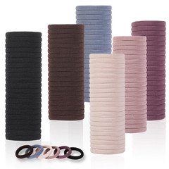 120PCS Soft Hair Ties for Women – No Damage Ouchless Nylon Hair Accessories, Sea