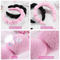 Ztomine Spa Headbands for Washing Face or Facial, Set of 2 Skincare Headbands, T