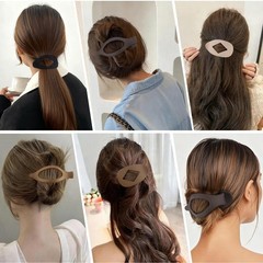 Atoden Flat Hair Clips Large Claw for Thick Medium Thin Neutral Color