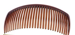 Plain Acrylic Side Hair Comb-Curved Long Large Hair Side Combs For French Twist