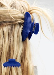 Brand New Parke Claw Clip-denim