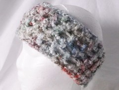 Crochet Headband Earmuff Warm & Cozy-Fall Mixed Colors-Handmade Pizazz Creations