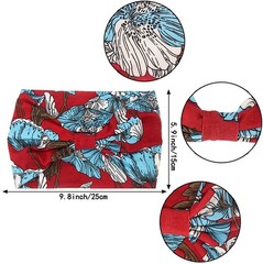 Yeshan Boho Bandeau headbands for 6 Count (Pack of 1), No1(flower 6 pcs)
