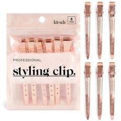 Kitsch Professional Alligator Clips 3.5 Aluminum Duckbill Hair Clips for Styling