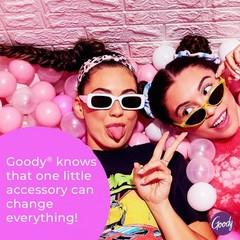 Goody Ouchless Black Polybands 150 Ct – Reusable & Versatile for All Hair Types