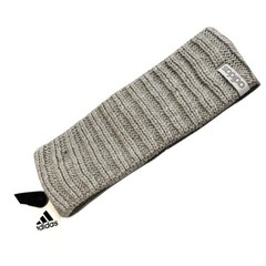 Adidas Women’s Linear Headband Light Grey Heather Ribbed Knit OSFA NEW Soccer