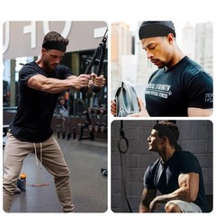 5 Pack Sports Headband for Men, Breathable Mesh Design, Reused & Washed
