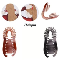 Portable 4PCS Hairstyle Design Clips, Plastic Clips, Vertical Hairdressing Tools