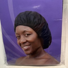 New Belle Black Bonnet 1pc Max Comfort Fits Over Any Hairstyle Superior Quality