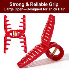 Mebloblo 6 Inch Extra Large Claw 1 Count (Pack of 1), True Red (6.0″, 1 PC)