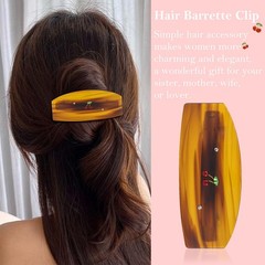 Vovii Cherry Claw Clips for Women, Cute 1 Count (Pack of 1), pink,brown