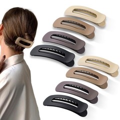 Cptots 8 Pcs Large Lay Flat 4.33×1.25 Inch, Matte Coffee Khaki Brown Black
