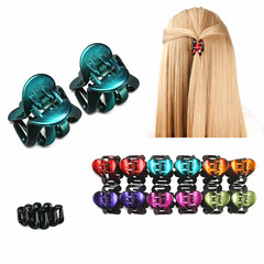 12pcs Hair Claw Clips 1.5 Inch Tiny Jaw Clips Resin Plastic Non Slip Hair Grips