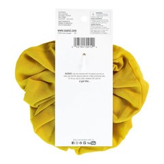 Scunci Jumbo Scrunchie Wild Primrose Golden Chiffon Hair Tie for All Hair Types