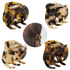 4 Pack 2.1 Inch Hair Claw 4 Count (Pack of 1), 4pcs medium classic hair claws