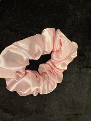 Christian DIOR Beauté Satin Hair Scrunchie Pink/Black w/original BOX