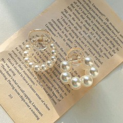 Lovely Pearl Hair Claw Clip Small Size Rhinestone Hair Clips Women Accessory