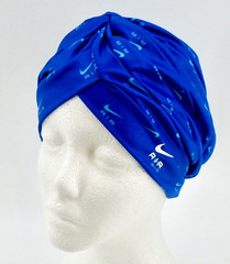 Nike Women’s Head Wrap All Over Print Hyper Royal Blue/Baltic Blue/White
