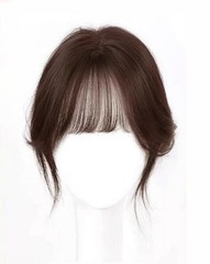 3.15″x4.3″Seamless edge 100% Human Hair Hairline Head Top Topper Clip in 10″