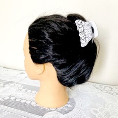 Hair Accessory – Black and White Hair Jaw Claw Clip (STS11001)
