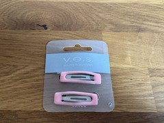 Yes Hair Clips Set 2 Pink Clips Clips Hair Clips Rose Pink New