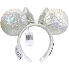 Rare Icon Quilted Iridescent Disney* Resort Loungefly Minnie Ears Bow Headband
