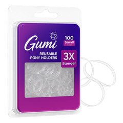 Hair Elastics – Ouchless No Damage Elastic Hair Bands (Clear – Small)