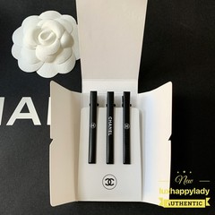 ❤️NEW AUTH CHANEL 3 Pcs Set Black Metal Hair Clip Pin Limited Beauty VIP GIFT