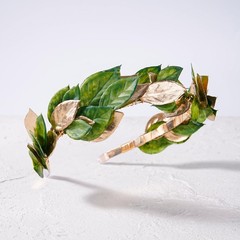 Woodland Laurel Leaf Headband – Elf Forest Greek Crown Headpiece Medieval Hai…