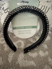Black stud rhinestone headband new fashion headband