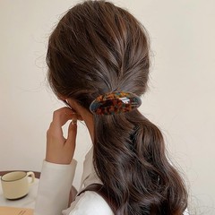 3 PCS Acetate Hair 1 Count (Pack of 3), Brown + Caramel + Light Leopard