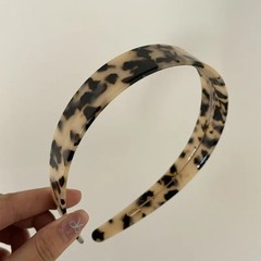 Print Acetate Women Wide Blond Havana Color Match Fashion Hair Headband