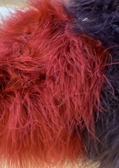 2 Purple And 1 Burgundy Fox Fur Boot Toppers NEW – In Box
