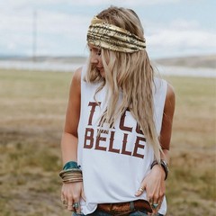 Boho Headbands for Women Fashion Paisley Head Band Floral Wide Headwraps Large A